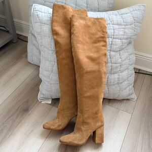 Polo by Ralph Lauren Tan Over the Knee Boots